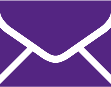 Oastler email icon in purple